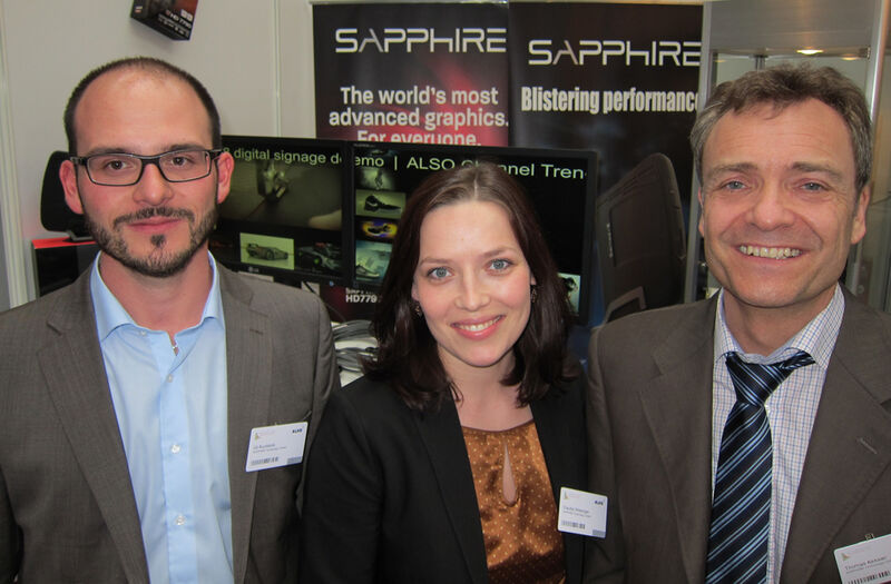 v. l. Ulrich Kurzböck, Claudia Wiesinger und Thomas Kessler, Sapphire		 (IT-BUSINESS)