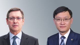 CEO von Preh Portugal Rui Marques Dias (links) und der neue Preh-COO Zhao „Chris” Jiang. (Bild: Preh)