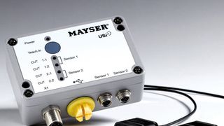 Der Sensor USi von Mayser kann insbesondere Flurförderzeuge vor Kollisionsschäden bewahren. (Bild: Mayser)