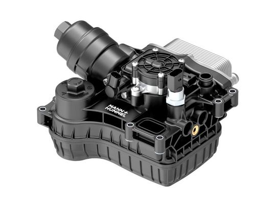 Mann+Hummel weiß, was man aus Hochleistungs-Kunststoffen alles machen kann. Hier etwa ein Ölfiltersystem für E-Achsen und Hybridgetriebe. Jetzt hat Mutares das Geschäft teilweise übernommen. Hier mehr dazu...(Bild:  Mann+Hummel)