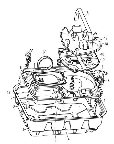 Ein Verpackungssystem für ein medizinisches Schlauchset.(Bild:  DPMA)
