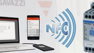 Über eine NFC-Schnittstelle kann das Überwachungsrelais DPD von Carlo Gavazzi per Smartphone, Tablet oder Laptop konfiguriert werden.  (Carlo Gavazzi)