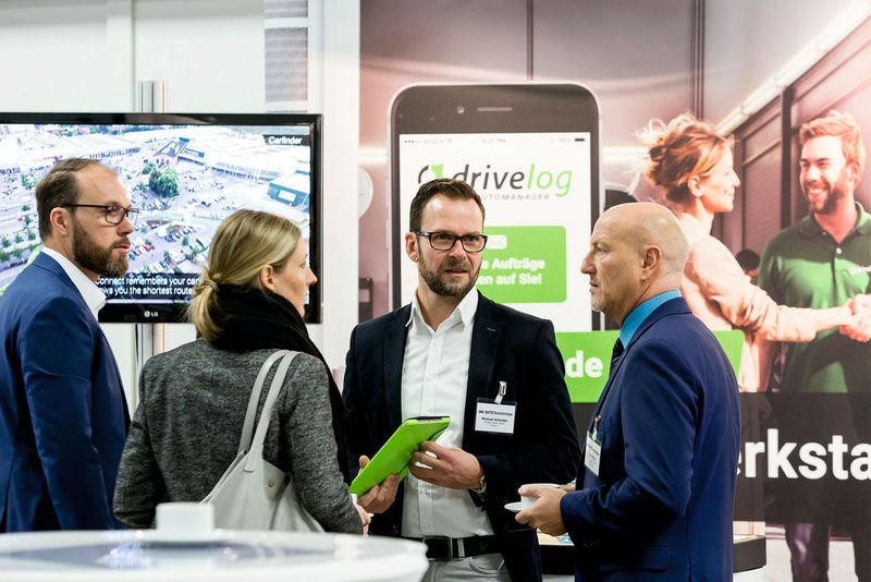 Das Werkstattportal Drivelog vermittelte 260 Prozent mehr Terminbuchungen als im Vorjahr, erklärte Verkaufsleiter Markus Holtz von Mobility Media den Besuchern. (Stefan Bausewein)