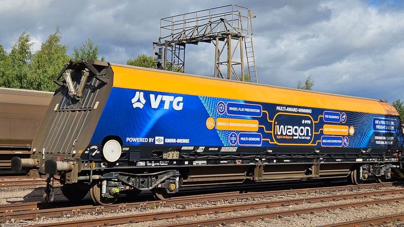 Mit FreightControl Sentinel ausgestattete iWagons markieren den nächsten Schritt zur Digitalisierung des Schienengüterverkehrs in Großbritannien – mit großem Potenzial für weitere Märkte.(Bild:  VTG Rail)