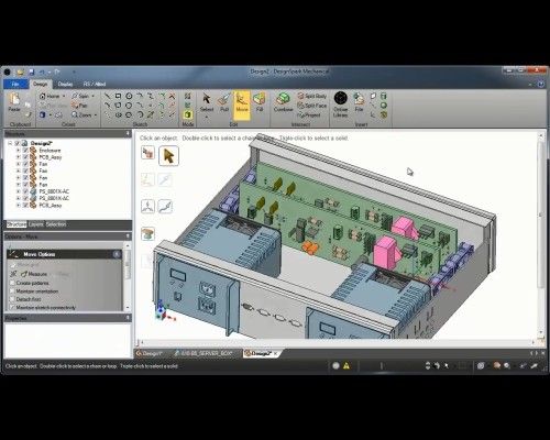 Designspark Mechanical Version 2.0: Die kostenfreie 3D-Modellierungs-Software in Aktion (Bild: RS Components)