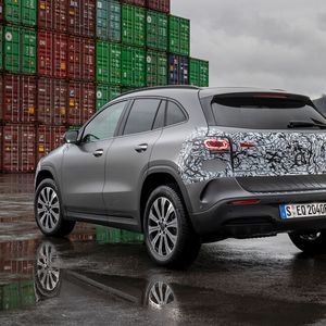 Der kompakte Stromer basiert auf dem GLA.(Bild:  Benjamin Bessinger)