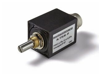 (Megatron bietet das Multiturnpotentiometer AL17/19 unter anderem in einem komplett gehausten Gehäuse in Schutzart IP65 an. Bild: Megatron Elektronik GmbH & Co. KG)