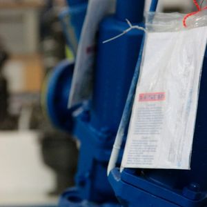 Werksführung bei der Leser GmbH & Co. KG in Hohenwestedt im Rahmen der Nortec-Pressetour.