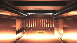 Preheating the machining plane with the NIR module significantly reduces stresses in the laser-manufactured component. (Fraunhofer ILT)