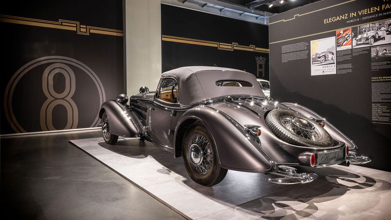 Das Karosseriedesign des 855 stammt von Günther Mickwausch, einem Grafiker der Auto Union AG und Absolventen der Dresdener Kunstakademie. (Bild: Stefan Warter/Audi AG)