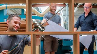 Nachhaltig produzierte Möbel, die auch mit ökologisch erzeugtem Strom hergestellt werden – daran versucht sich zur Zeit die Arte Möbel GmbH.  (Fraunhofer IFF/Viktoria Kühne)