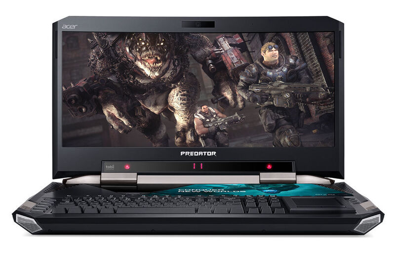 Gleich zwei Geforce GTX 1080 sollen das Predator 21 X zu einem der schnellsten Gaming-Notebooks der Welt machen. Mit 9.999 Euro ist es auf jeden Fall das derzeit kostspieligste. (Acer)