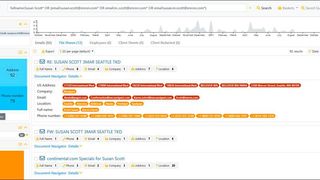 Darstellung von Suchergebnissen (Bild: Sinequa)