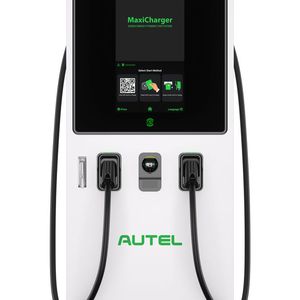 Die Maxicharger DC Fast von Autel ist eine Gleichstrom (DC) Schnellladestation für batterieelektrische Fahrzeuge. Sie kann bis zu 240 kW als Ladeleistung übertragen.(Bild:  Autel)