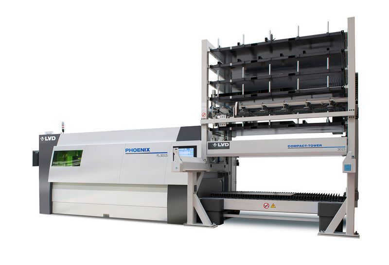LVD will exhibit its latest fiber laser, Phoenix, at the EuroBLECH exhibition. The company offers two new models of the Phoenix fiber laser, the Phoenix 4020 and Phoenix 6020. The new models are designed to handle large format sheets in dimensions of 4000 x 2000 mm and 6000 x 2000 mm respectively. (LVD)