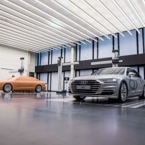Vom Clay-Modell zum funktionsfähigen Automobil: der A8 in seinen Evolutionsstufen.