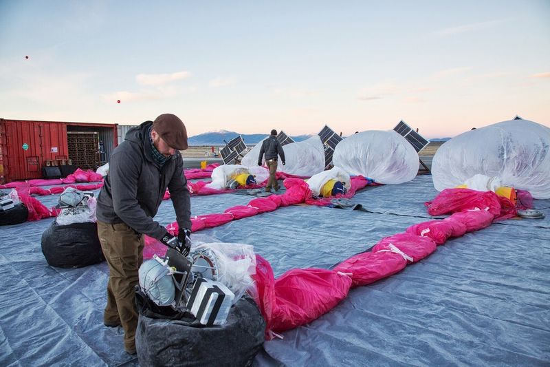 Testlauf des Project Loon in Neuseeland (Google)