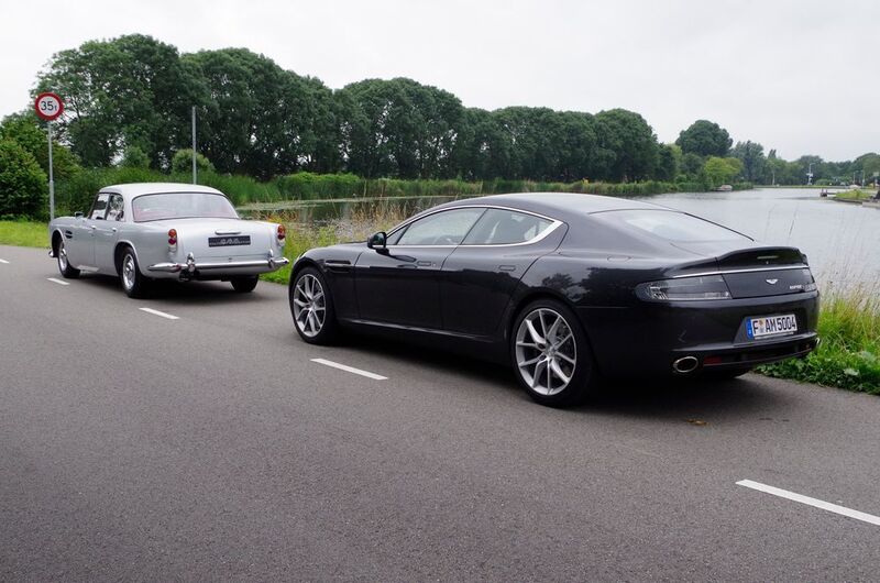 Der moderne Aston Martin leistet 560 PS. (sp-x/Patrick Broich)