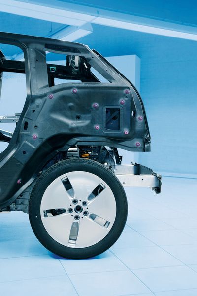 Serienreife unter Beweis gestellt: «Onserts» im BMW i3. (Bild: BMW)