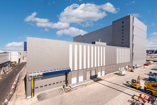 Die Bauphase Alpha des Infrastrukturprojekts „LCCevo“ von Lufthansa Cargo am Flughafen Frankfurt ist abgeschlossen.(Bild:  Henning Kreft/Lufthansa Cargo)