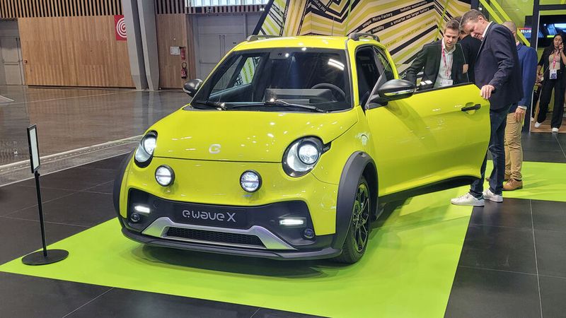 Der deutsche Kleinstwagenhersteller E-Go zeigt den E-Wave X. (Bild: Wehner/Vogel Communication Group)