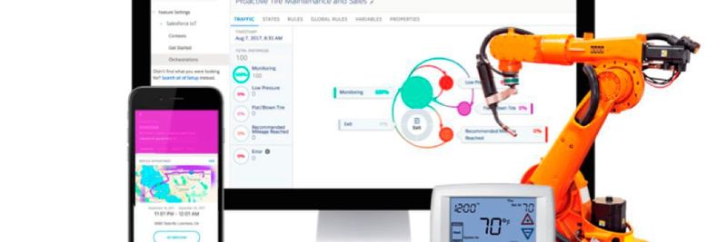Die neue IoT-Cloud-Anwendung von Salesforce soll Unternehmen helfen, den ROI für ihre IoT-Investitionen auszuwerten und die Bedürfnisse der Kunden voher zu sehen.(Bild:  Salesforce)