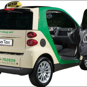 Der Smart als Taxi.
