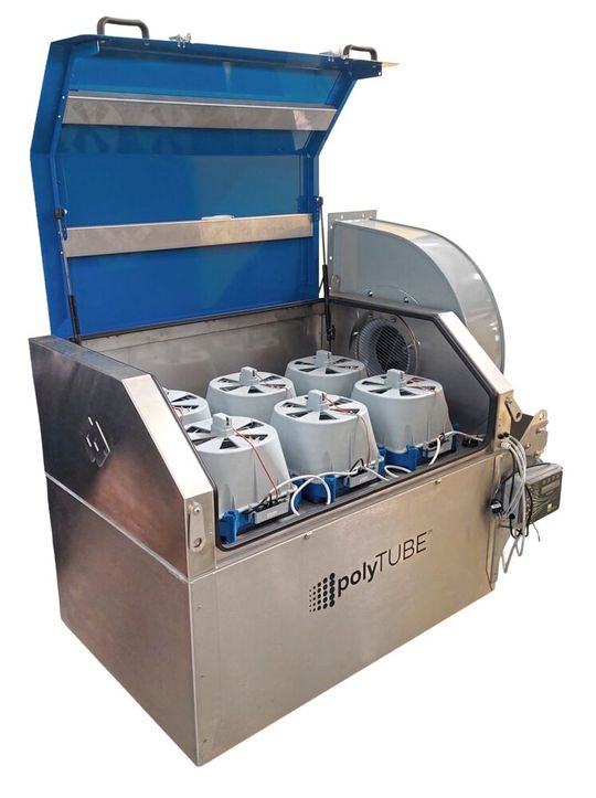 Die kompakte Bauweise reduziert den Installationsaufwand, während der Verzicht auf Druckluft die Investitions- und Betriebskosten senkt.(Bild:  WAM GmbH)