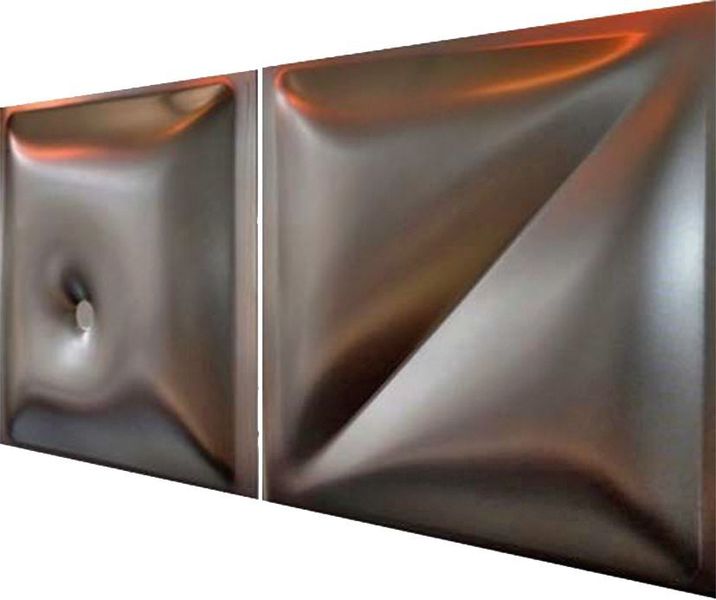 Mit dem entwickelten Werkzeug erzeugte Fassadenelemente. (FH Dortmund)