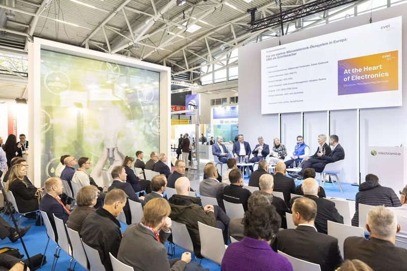 In den electronica Foren wurden aktuelle Themen der Branche diskutiert. (Bild: Messe München GmbH)