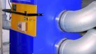 Das Puls-Air-Heizgerät liefert 15 oder 21 kW und beheizt 1.000 m³.  (Foto: Lauer)