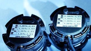 Bild 1: Drei neue, umschaltbare Drucksensoren MPG decken bei hoher Genauigkeit den Bereich von 0 bis 6000 Pa ab.  Bild: Ziehl-Abegg (Archiv: Vogel Business Media)