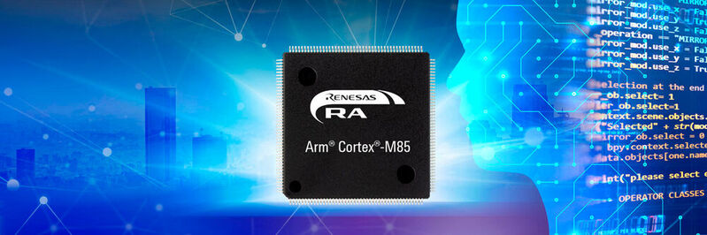 Als wohl erster Chiphersteller zeigt Renesas einen Mikrocontroller auf Basis der neuen Cortex-M85-Kerns von Arm. Dieser soll unter anderem auch optimierte Sicherheits- und Safety-Funktionen mitbringen.