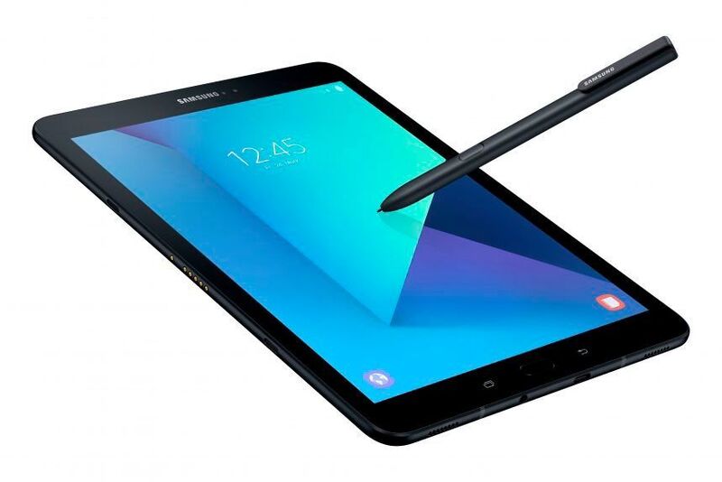 Das AMOLED-Display des Galaxy Tab S3 liefert die QXGA-Auflösung. Das Android-Tablet kann auch mit Samsungs eigemem S-Pen bedient werden. (Samsung)