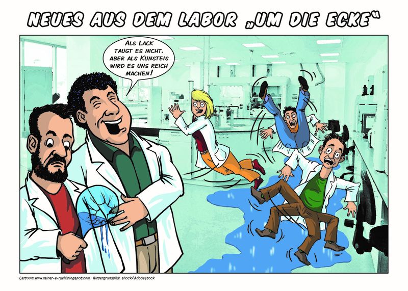 Übersicht unserer Bildergalerien (Comic: www.rainer-e-ruehl.blogspot.com) (LABORPRAXIS/Rühl)