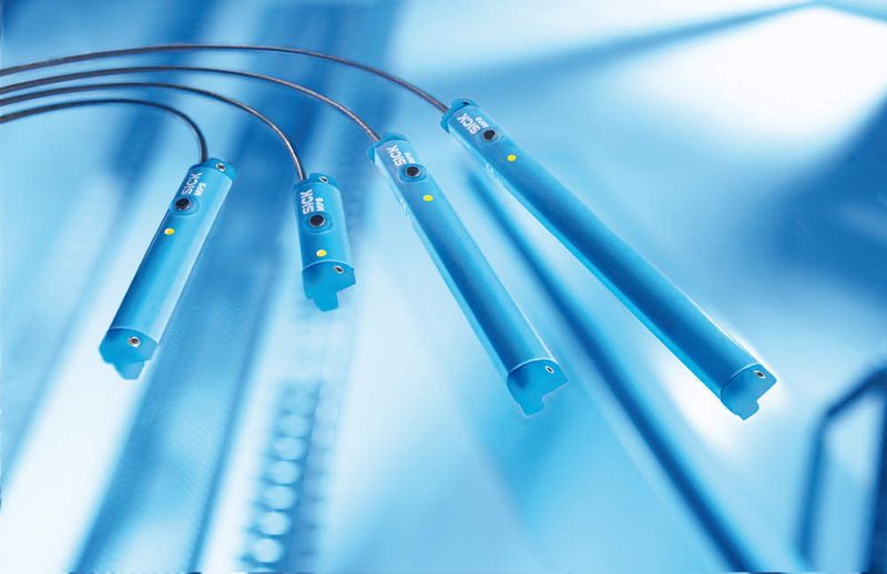 Magnetische Positionssensoren von Sick: Die Baureihe MPS deckt je nach Automatisierungsaufgabe Messbereiche von 32 mm, 64 mm, 96 mm oder 128 mm ab. (Archiv: Vogel Business Media)