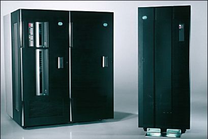 IBM Virtual Tape Server VTS, 1997: Modell B16, 1998: Modell B18, 2001: Modell B10 und B20 (Archiv: Vogel Business Media)