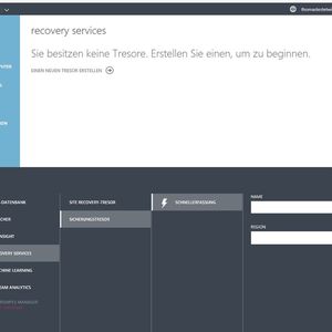 Virtuelle Server in MS Azure.