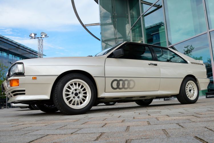 Ein Coupé mit Allrad-Antrieb: Der „Ur-Quattro“ von Audi ging 1980 in Serie. (Achter / »kfz-betrieb«)