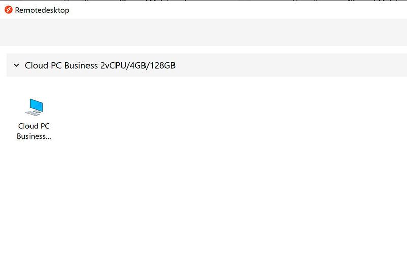 Mit dem Remotedesktopclient auf Windows 365 zugreifen. (Joos)