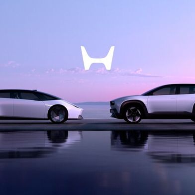 Die beiden 2025 vorgestellten Elektroautos 0 Saloon und 0 SUV wird Honda doch nicht auf den Markt bringen (Bild: Honda)