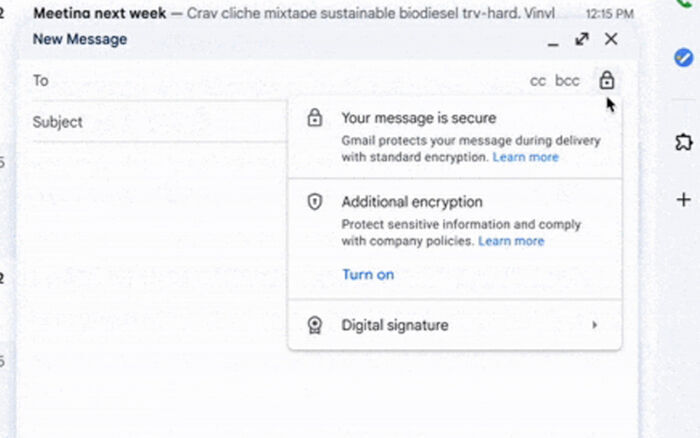E-Mails mit Client-Side-Encryption (CSE) in Google Mail verschlüsseln.