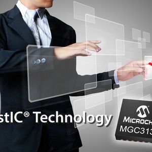 3D-Gestencontroller von Microchip: für konfigurierbare, E-Feld-basierte und berührungslose Bedienschnittstellen