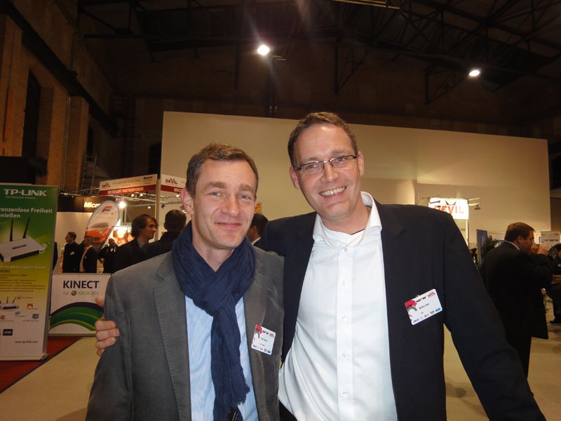 (v.l.) Peter Zwarycz (art of systems) und Matthias Bese (COS) (Archiv: Vogel Business Media)