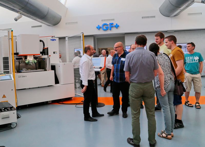 Eindrücke von den Solution Days 2016 bei GF Machining Solutions in Losone. (Anne Richter, SMM)