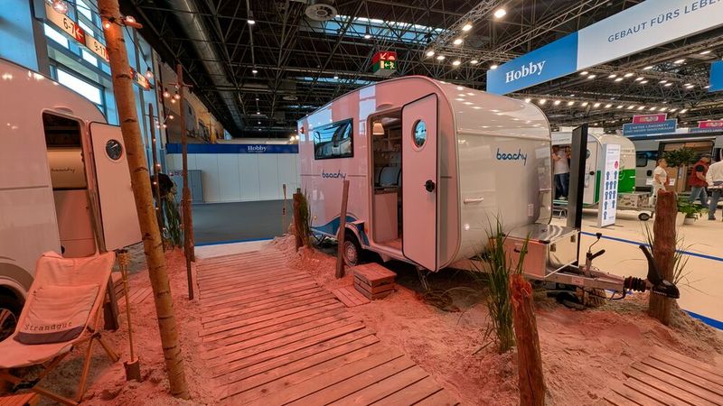 Dass Wohnwagen cool sein können, zeigte einmal mehr Beachy. (Bild: Mauritz – VCG)