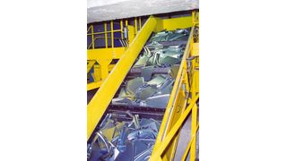 Fördersysteme für die Entsorgung von Stanzschrott sind die Expertise von Mayfran. (Bild: Mayfran)