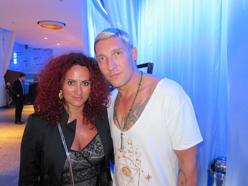 VIP-Gast Stefan Kretzschmar mit Besa Agaj, IT-BUSINESS (Bild: IT-BUSINESS)