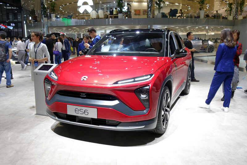 Der chinesische Elektroautohersteller hat schon auf der Automesse in Shanghai im April den neuen ES6 gezeigt. (Wehner/»kfz-betrieb«)