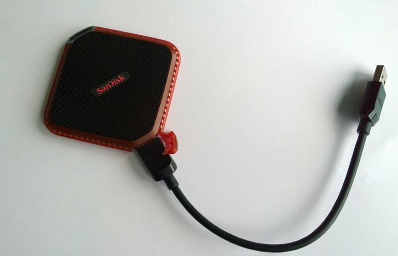 Die kompakte Sandisk Extreme 500 ist eine USB-3.0-SSD. (Vogel IT-Medien)